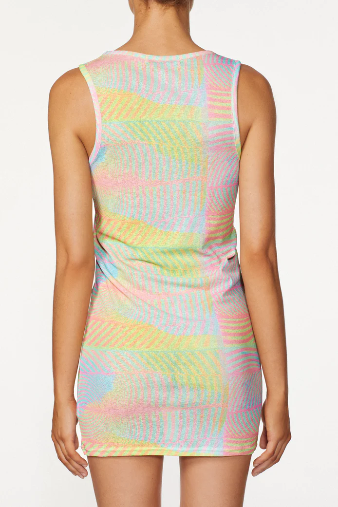 Womens Pastel Mini Dress Mini Sleeveless Dress Cover Up Mini Dress