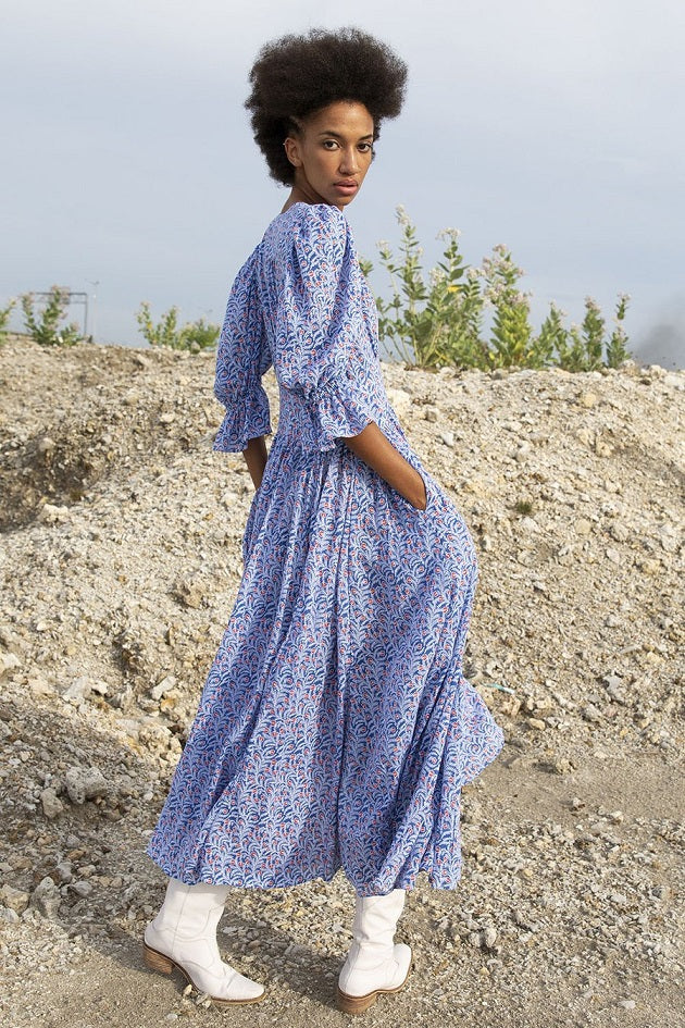 Xola Maxi Dress Jasmine Blue