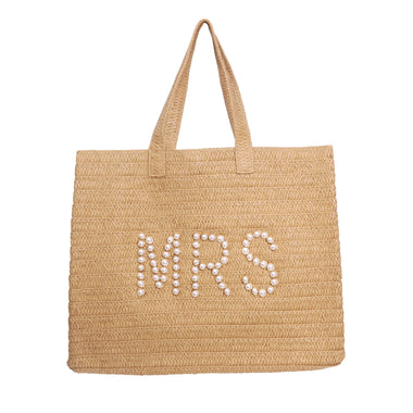 Mrs Pearl Tote Sand White - ONE SIZE - Bag