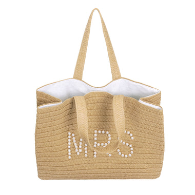 Mrs Pearl Tote Sand White - ONE SIZE - Bag