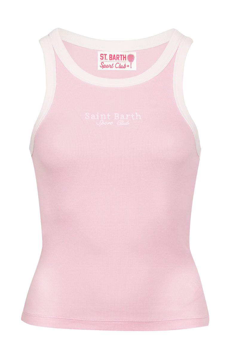 Ada Rib SB Sport Club Top Pink
