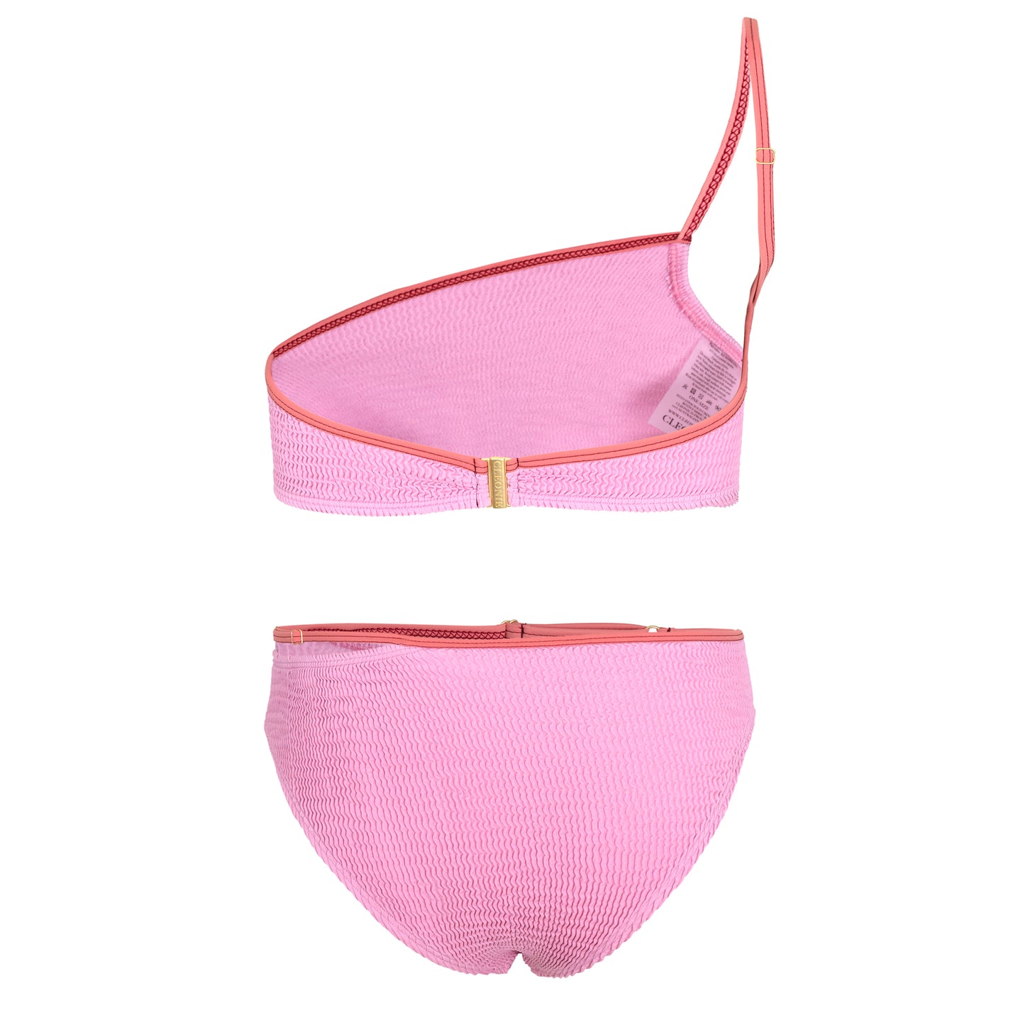 Crescent Kini Top & Hamiltion Bottom in Blossom/Rhubarb