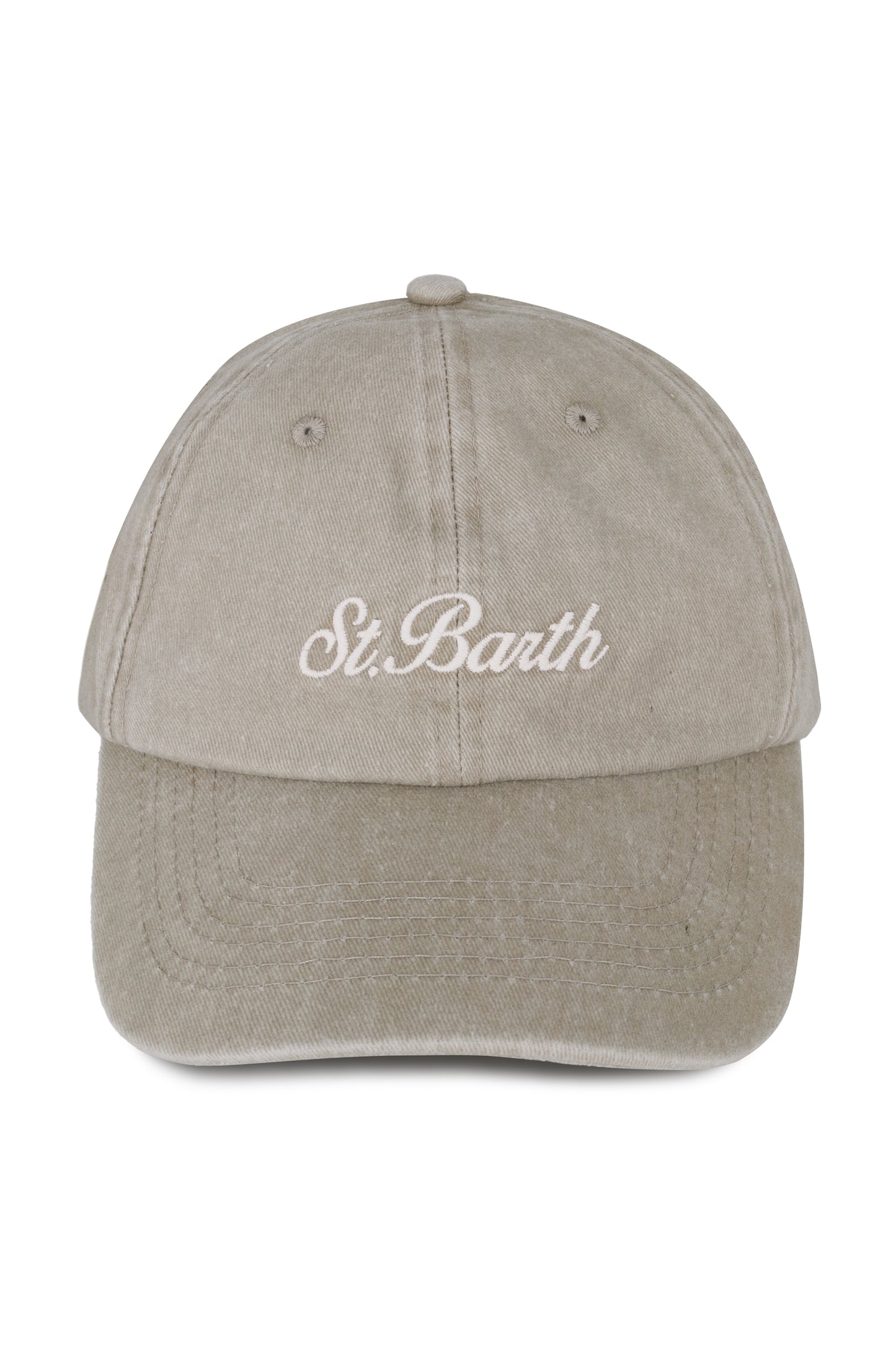 Load image into Gallery viewer, Davis Beige Baseball Cap with Embroidered Logo
