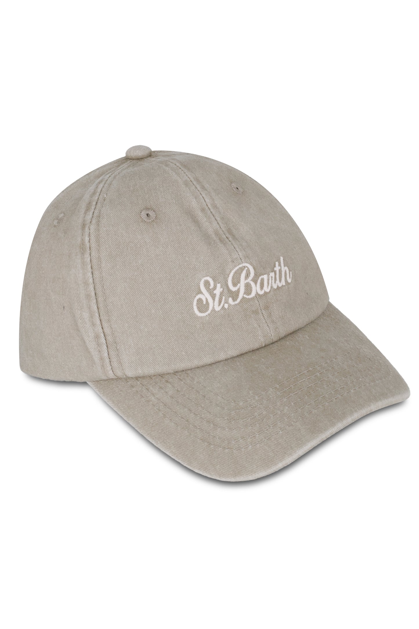 Load image into Gallery viewer, Davis Beige Baseball Cap with Embroidered Logo
