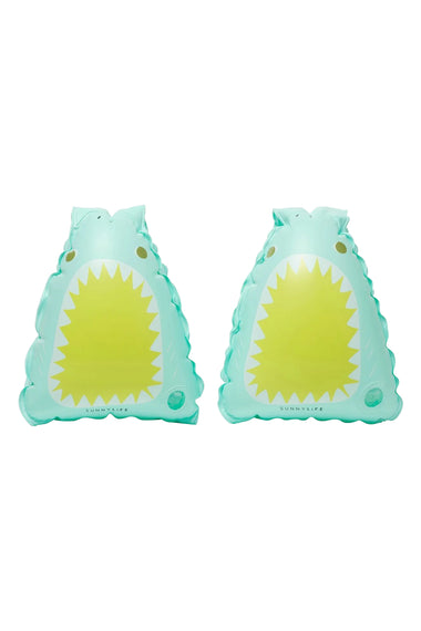 Salty The Shark Float Bands Aqua