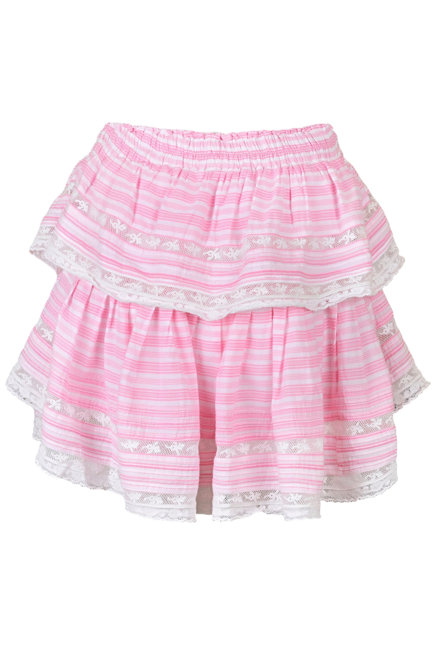 Load image into Gallery viewer, Ruffle Mini Skirt Captiva Pink - Skirt
