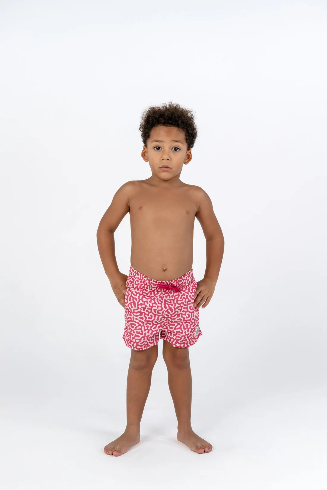 Load image into Gallery viewer, Boys Swim Shorts Coral Reef
