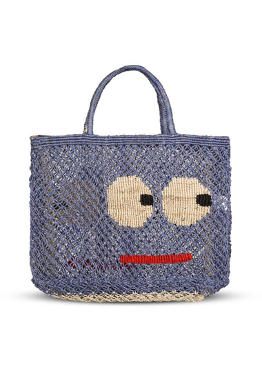 Big Eyes Jute Bag Pebble - Bag