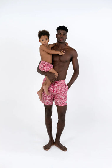 Men Swim Shorts Coral Reef