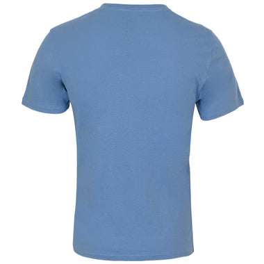 Lucio Linen Blend T-Shirt Denim Blue - Top