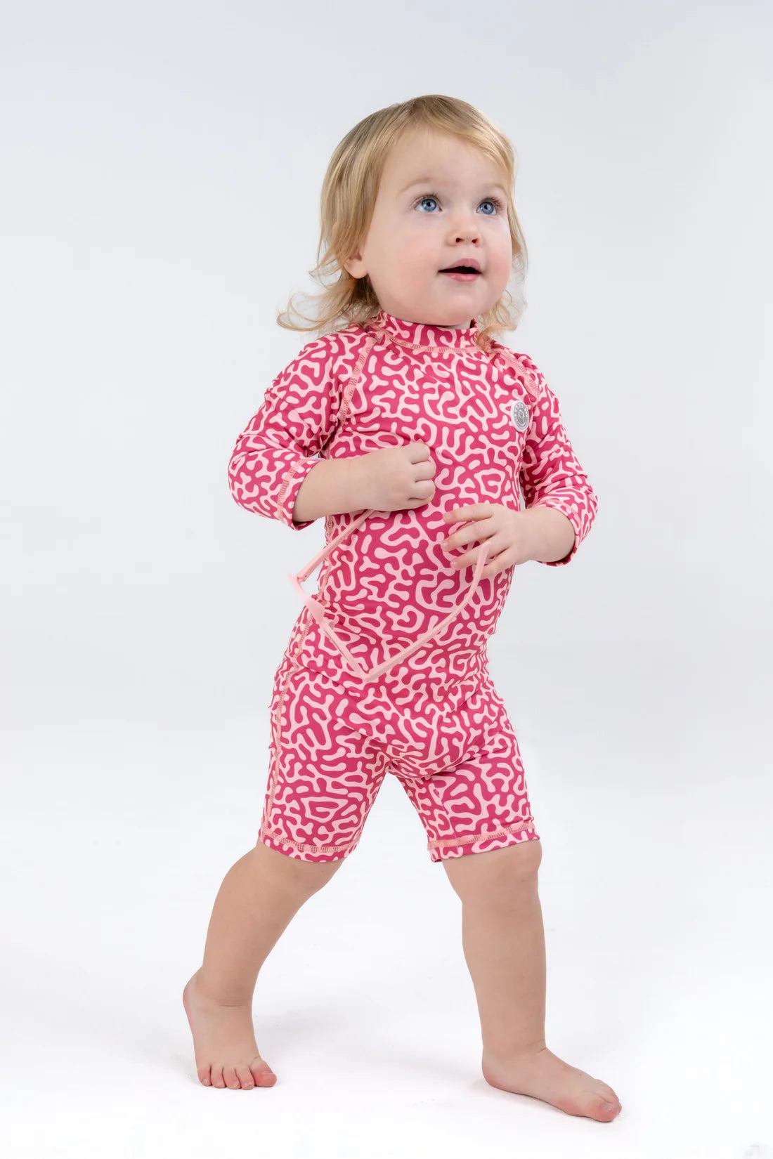 Load image into Gallery viewer, Baby Swimsuit Long Sleeve Coral Reef
