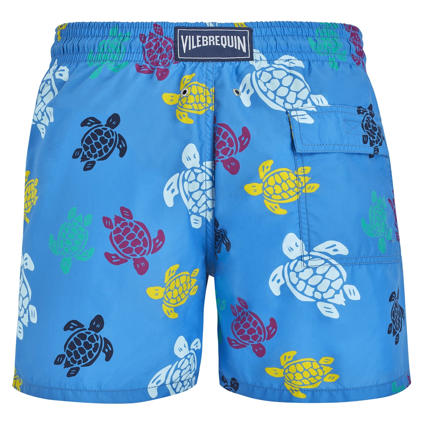 Load image into Gallery viewer, Men Swim Shorts Ronde Des Tortues Multicolored Blue - Men’s Swim Shorts

