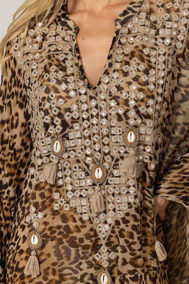 Kayla Short Kaftan - ONE SIZE - Kaftan