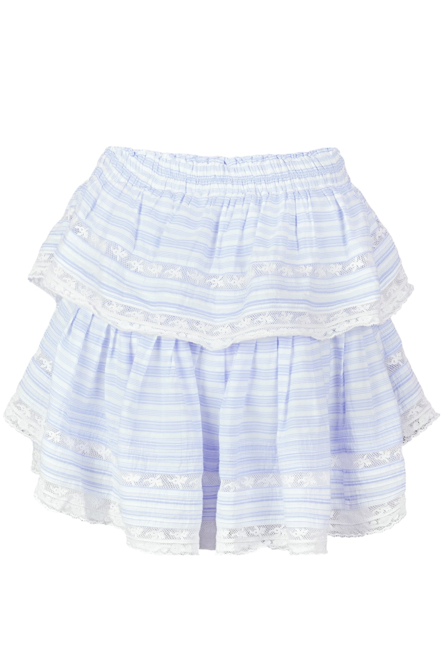 Load image into Gallery viewer, Ruffle Mini Skirt Vintage Voyage - Skirt
