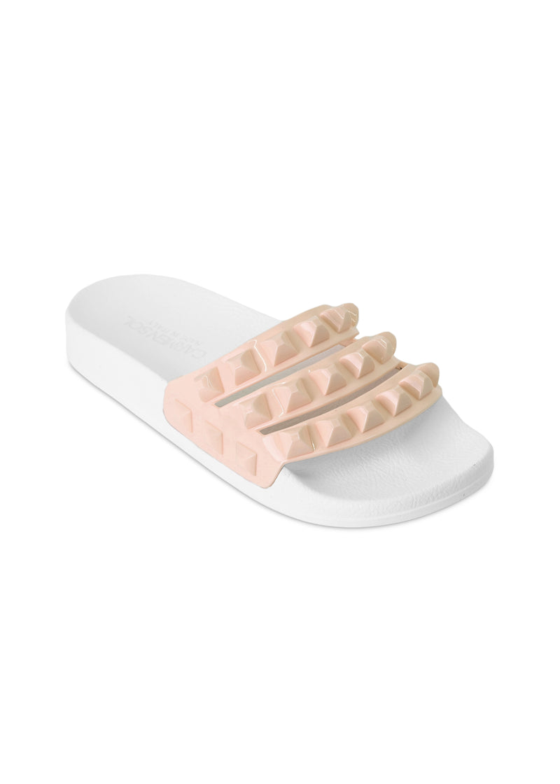Mini Carmen Kids Blush/White Slide