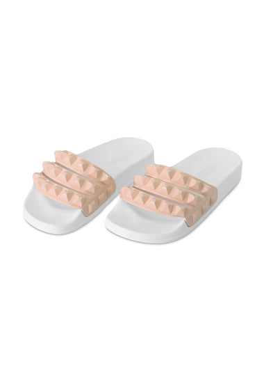 Mini Carmen Kids Blush/White Slide - Shoes