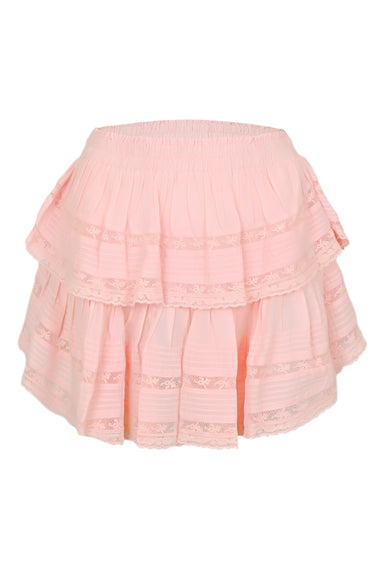 Ruffle Mini Skirt Bellerose Pink - Skirt