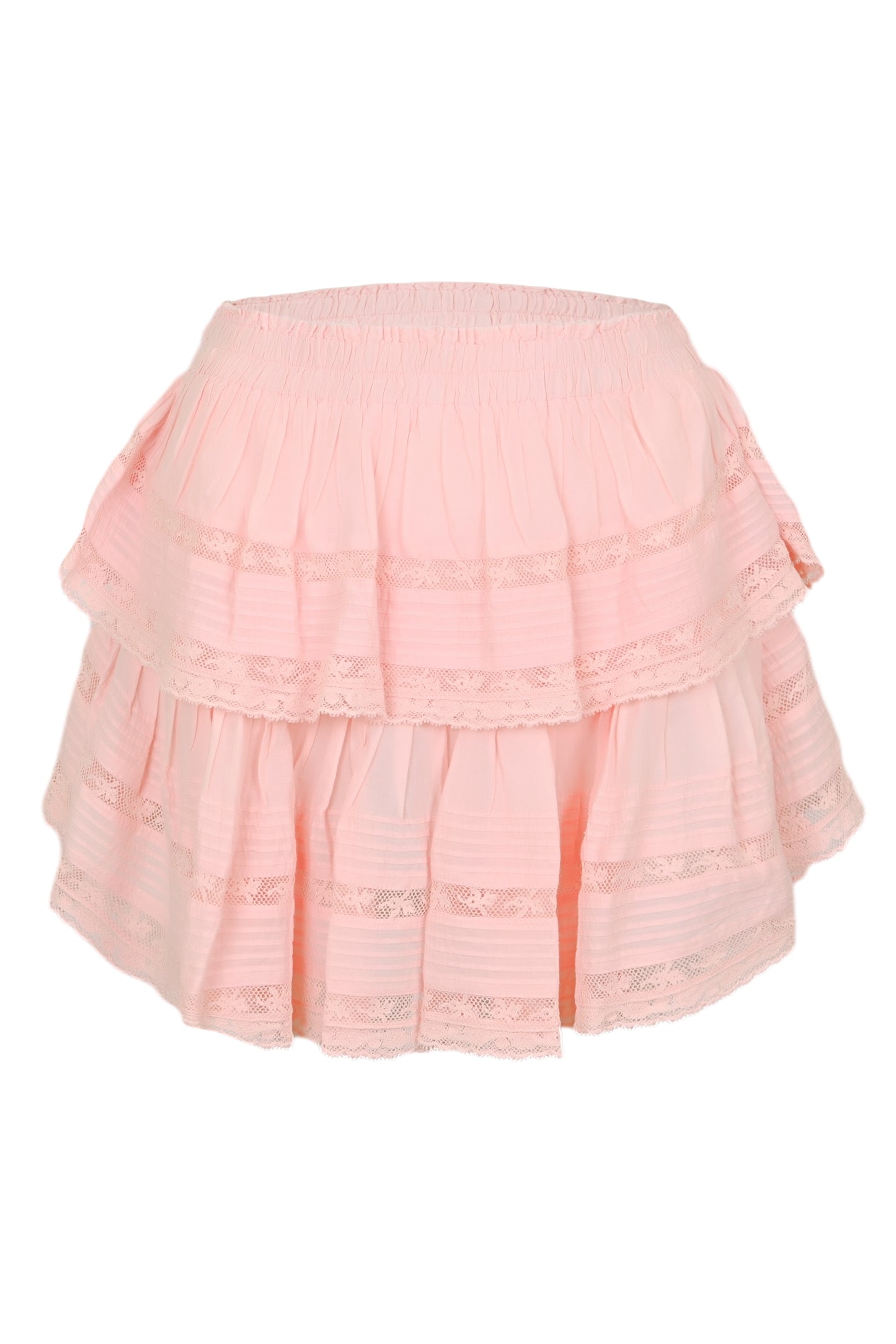 Load image into Gallery viewer, Ruffle Mini Skirt Bellerose Pink - Skirt
