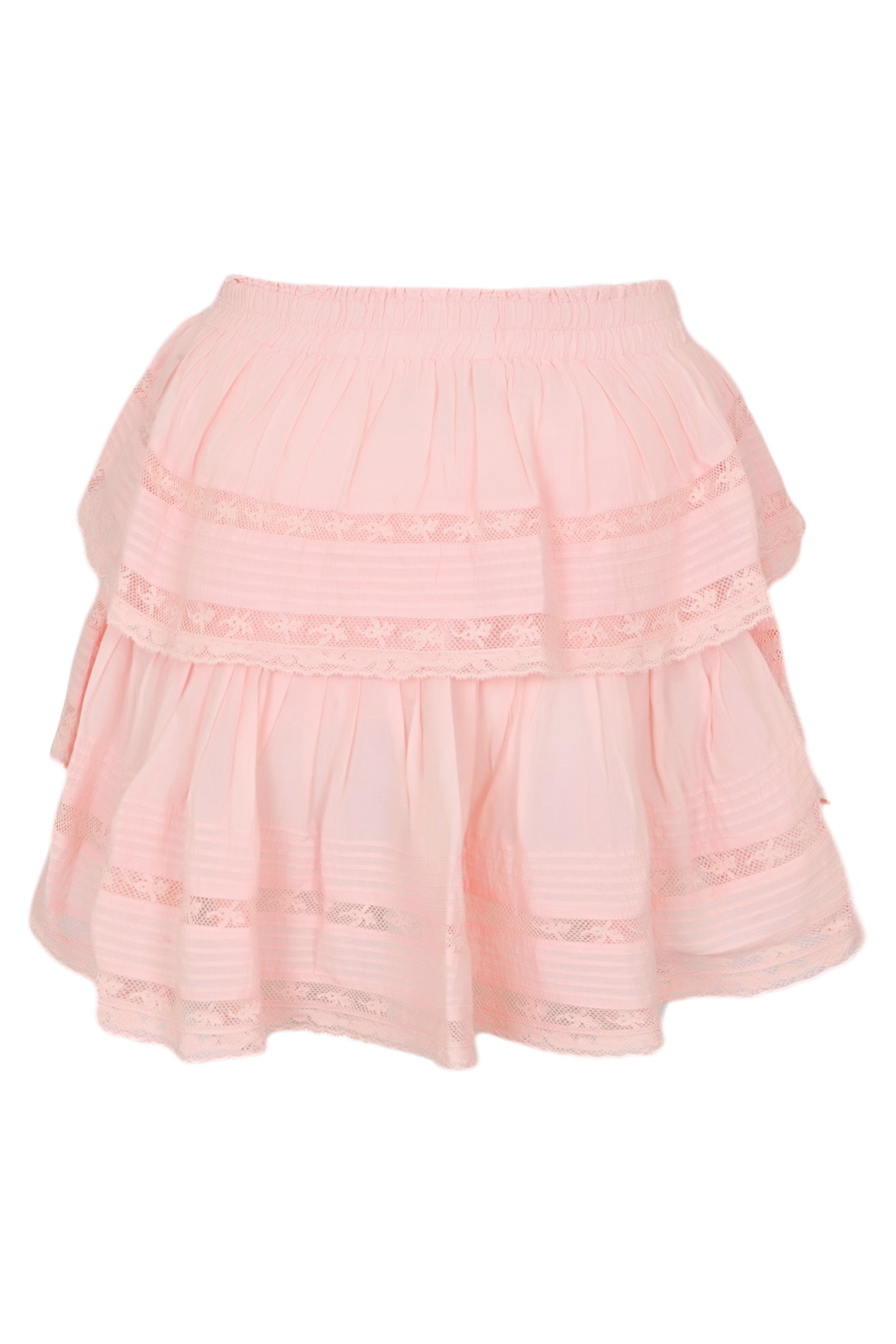 Load image into Gallery viewer, Ruffle Mini Skirt Bellerose Pink - Skirt
