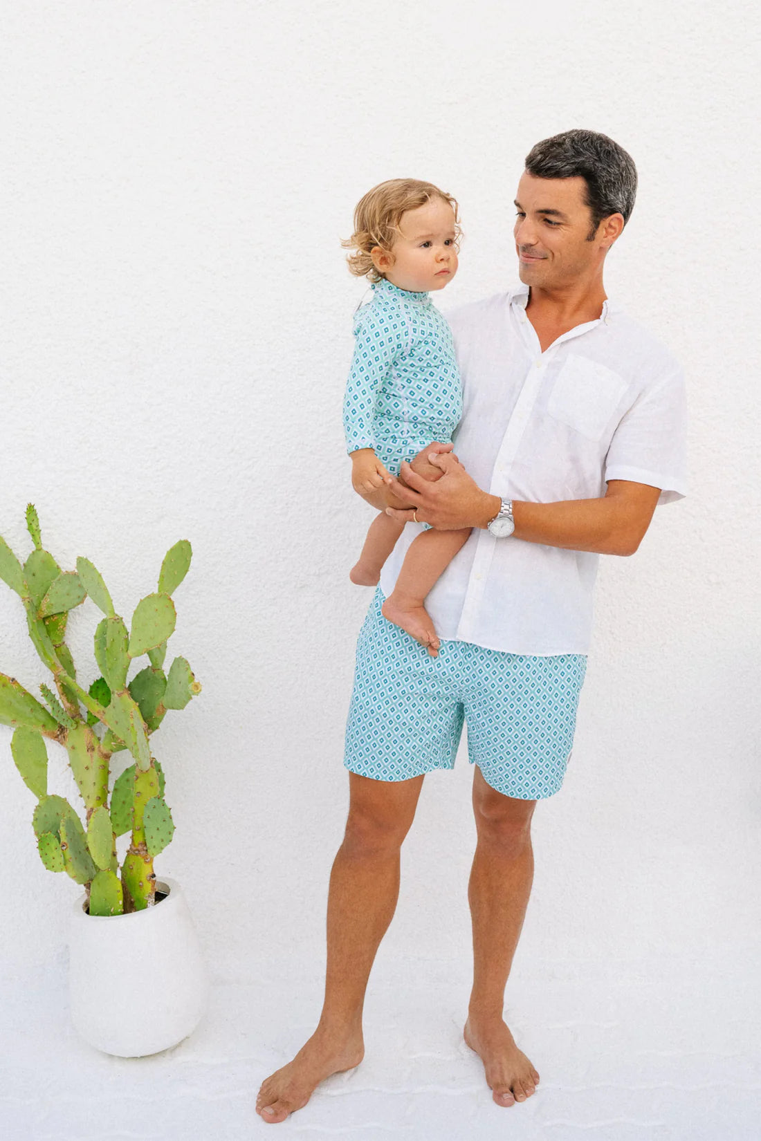 Load image into Gallery viewer, Men Swim Shorts Diamond Green
