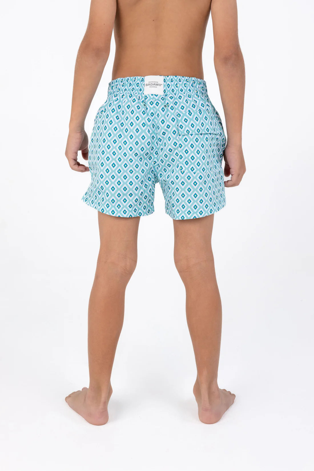 Load image into Gallery viewer, Boys Swim Shorts Diamond Green
