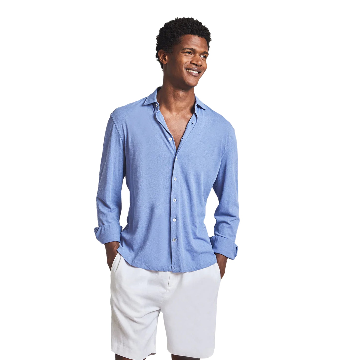 Load image into Gallery viewer, Long Sleeve T Shirt with Collar - Top
