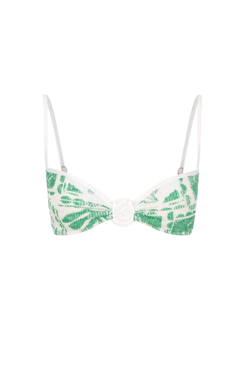 Echo Bikini Top Palm