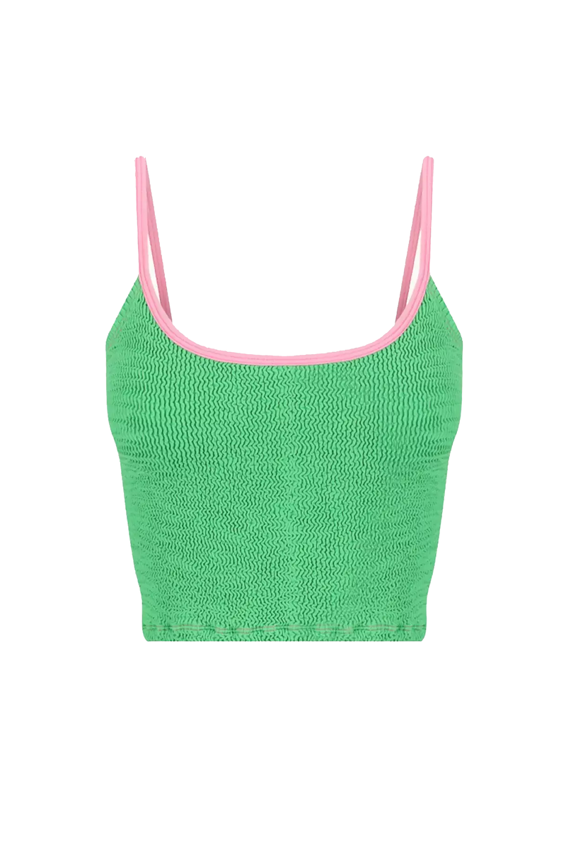 Shore Crop Bikini Top Meadow