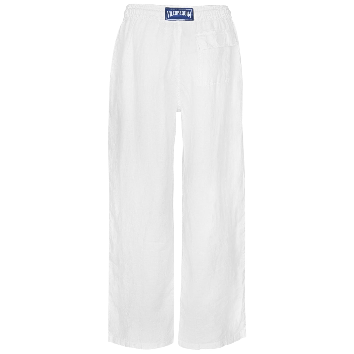 Load image into Gallery viewer, Men Linen Pant Solid White - Trousers

