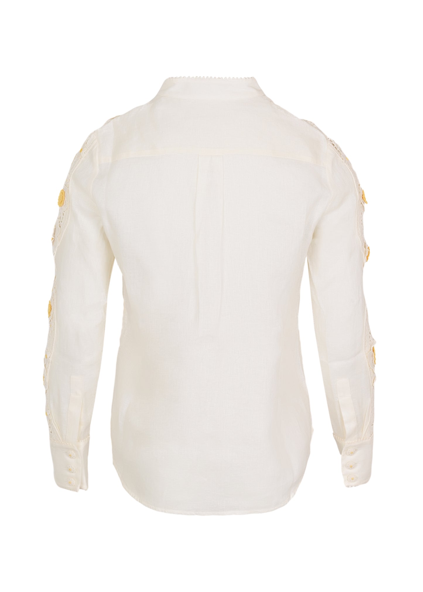 Load image into Gallery viewer, Everley Flower Trim Shirt - Top
