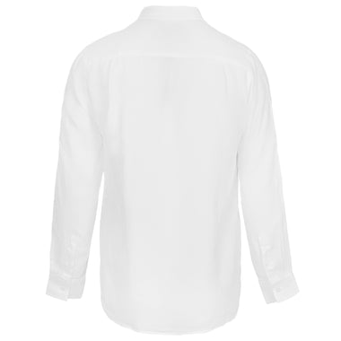 Caroubis White Linen Shirt - Long Sleeve Shirt