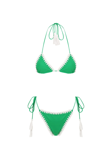 Peaches Crochet Bikini Set Meadow - Bikini