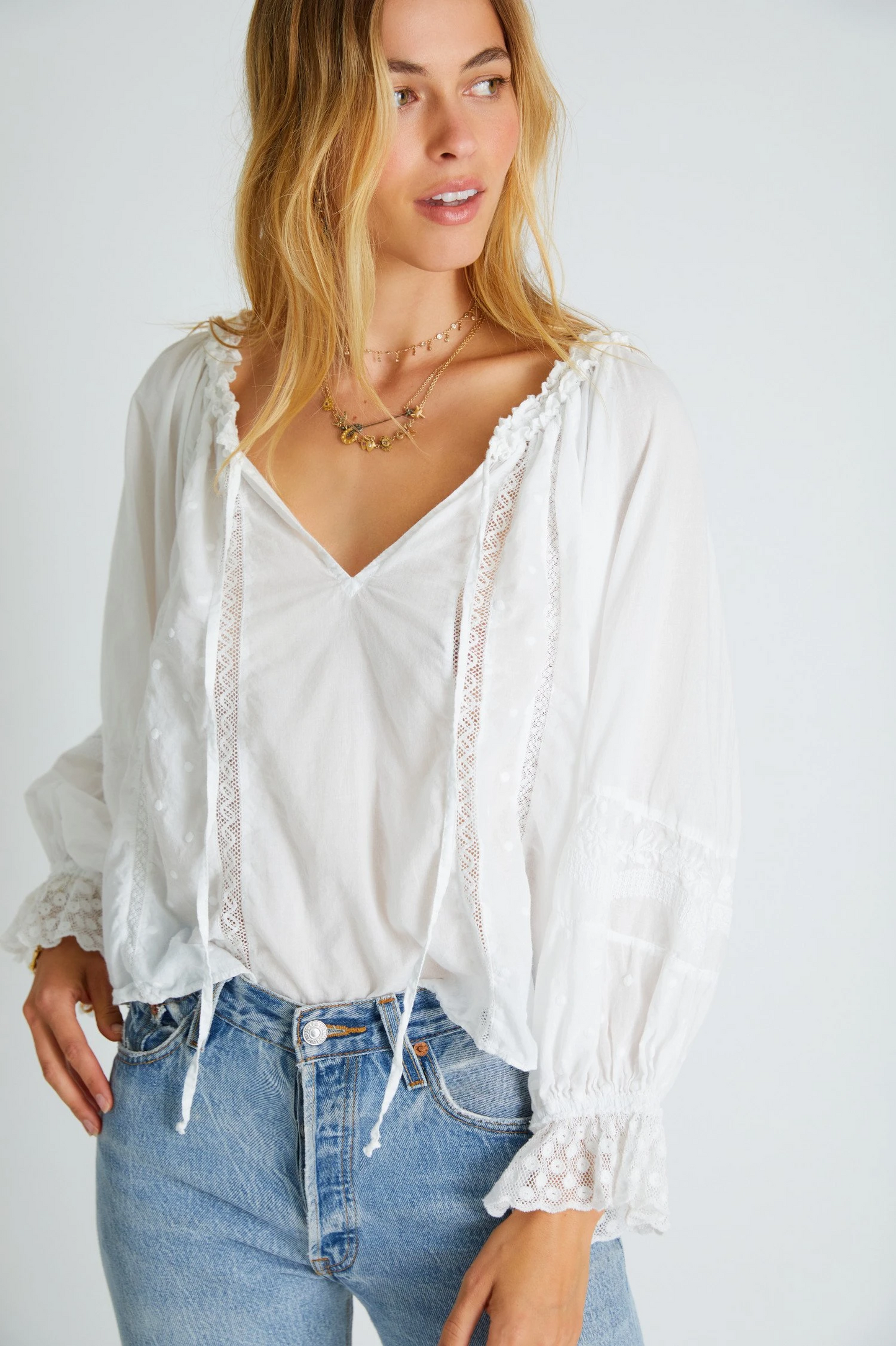 Odina Top White