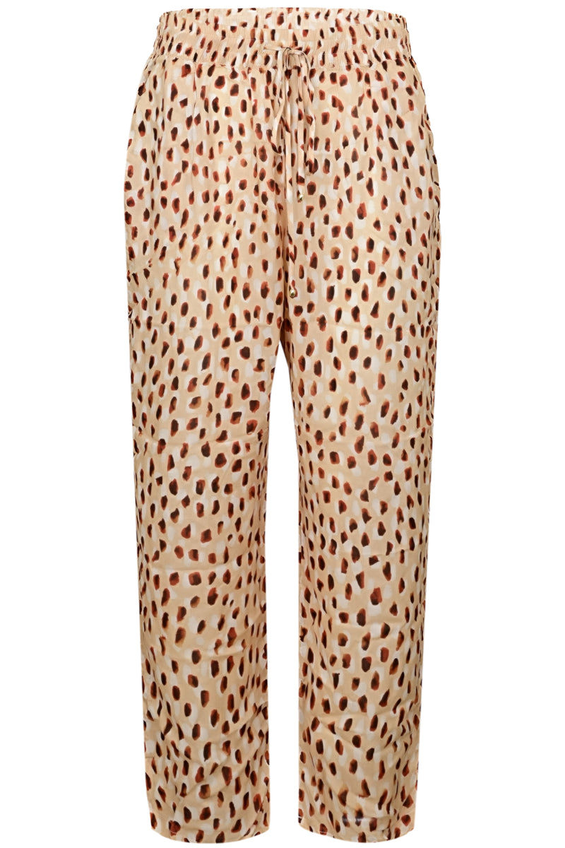 Elastic Pants Pleats Lynx