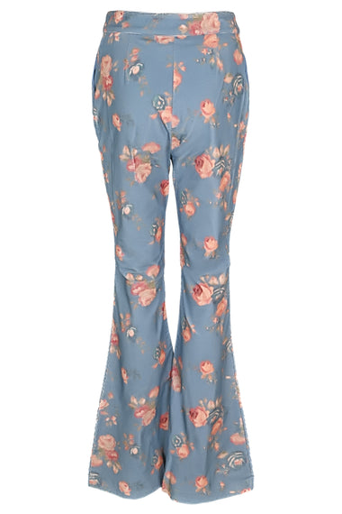 Meyerson Flared Pant Faded Denim - Bottoms