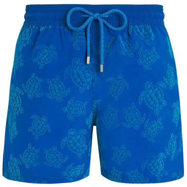 Men Swim Shorts Velvet Turtles Blue - Men’s Swim Shorts
