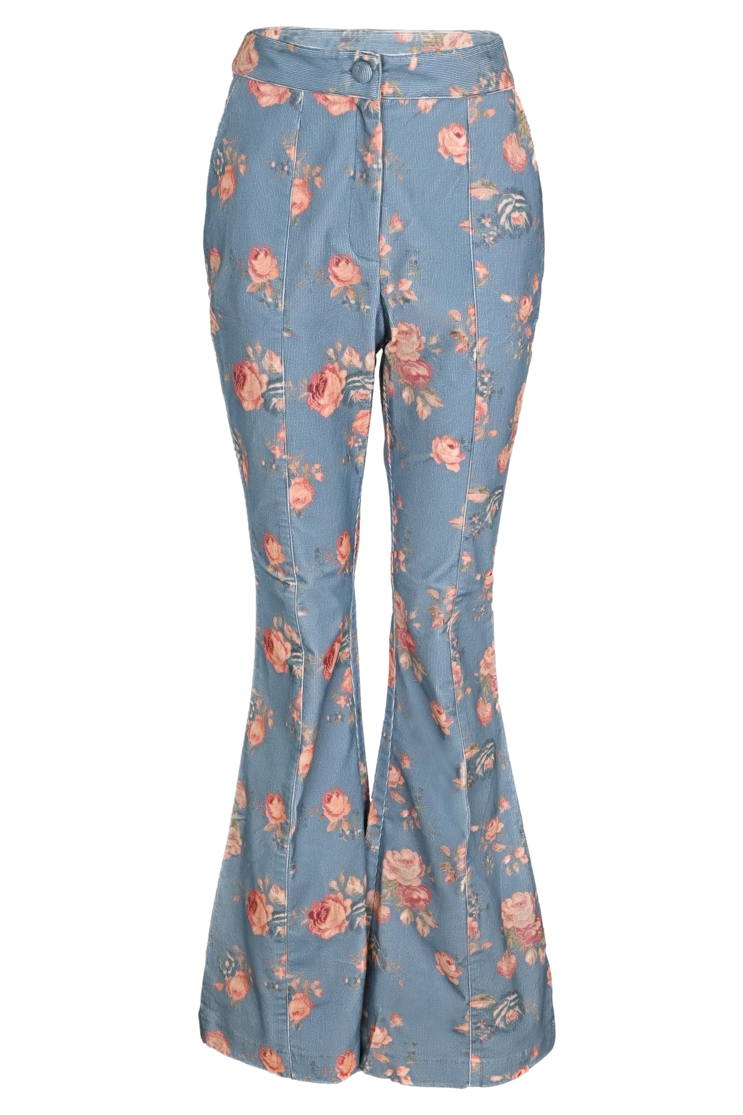 Load image into Gallery viewer, Meyerson Flared Pant Faded Denim - Bottoms
