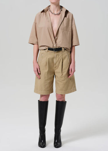 Cara Pleated Short Gobi