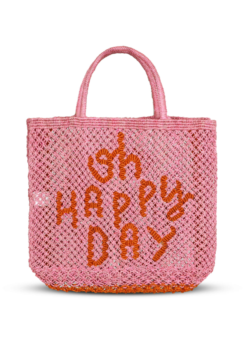 Oh Happy Day Jute Bag Rose