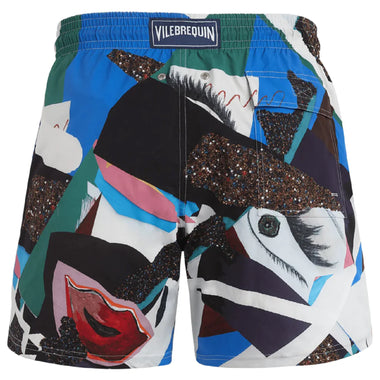 Men Stretch Swim Shorts Multicolored - Men’s Swim Shorts