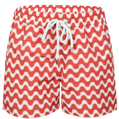 Rio Copacabana Decor Print Swimshorts Burnt Orange - Swim Shorts
