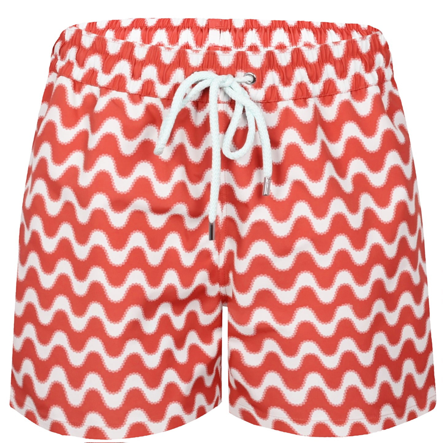 Load image into Gallery viewer, Rio Copacabana Decor Print Swimshorts Burnt Orange - Swim Shorts
