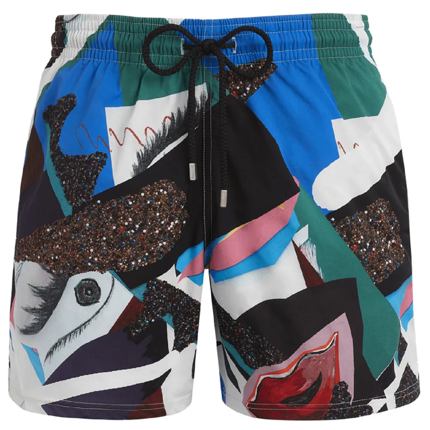 Load image into Gallery viewer, Men Stretch Swim Shorts Multicolored - Men’s Swim Shorts

