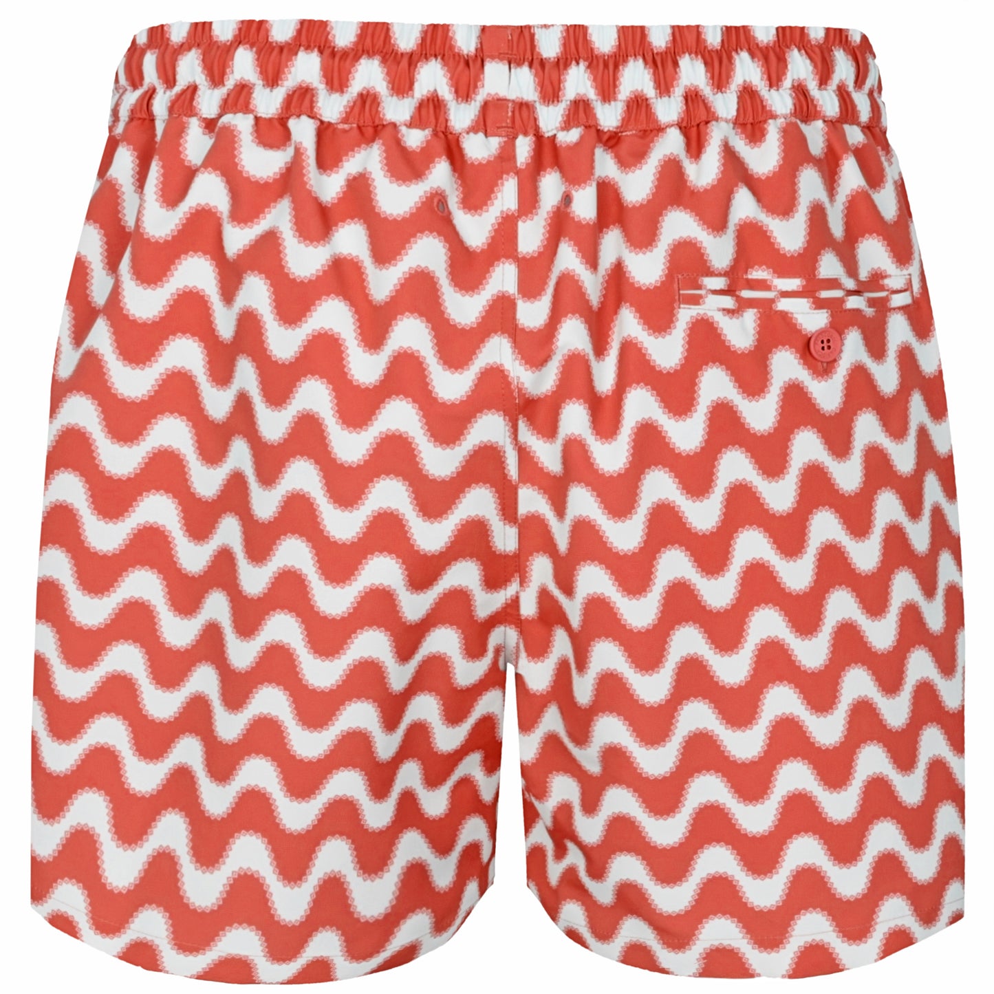 Load image into Gallery viewer, Rio Copacabana Decor Print Swimshorts Burnt Orange - Swim Shorts
