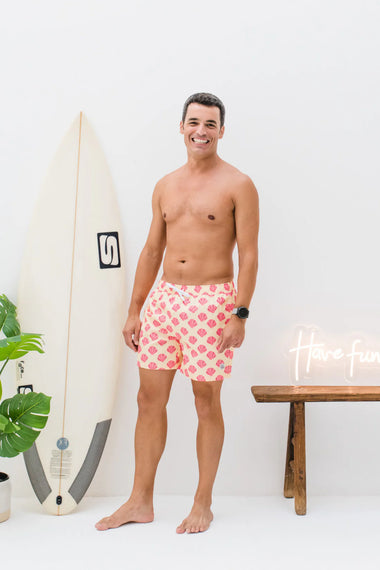Men Swim Shorts Beach Shells