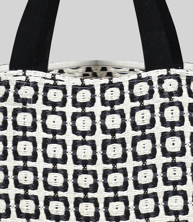 Black Dog Tooth Beach Bag - Bag