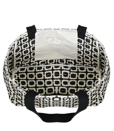 Black Dog Tooth Beach Bag - Bag