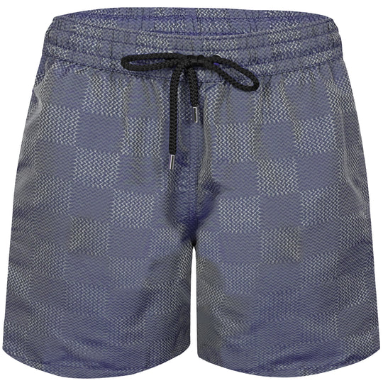 Load image into Gallery viewer, Rio Copa Check Print Jacquard Swimshorts Dusk - Swim Shorts
