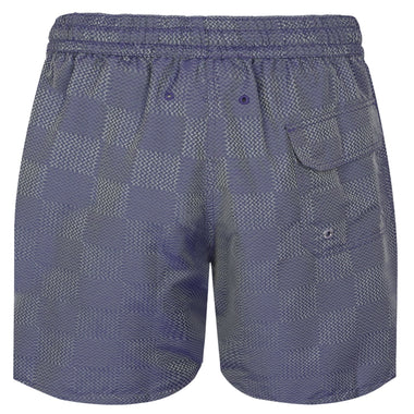 Rio Copa Check Print Jacquard Swimshorts Dusk - Swim Shorts