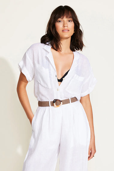 The Getaway Pant White